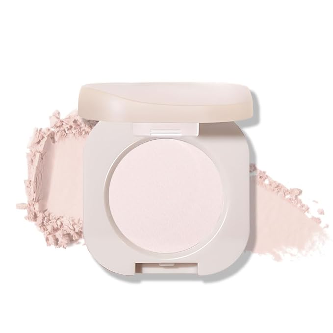 Single White Matte Eyeshadow,Bright Intense Monochrome Eye Shadow,Apply Makeup Easily,Matte Pressed Powder Single Eyeshadow,24 Hour Eye Makeup Longwear Waterproof