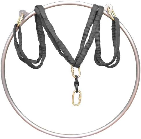 Complete Lyra Aerial Hoop Kit -Aerial Rings Equipment (32mm tube 3ft Spanset