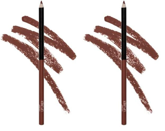 wet n wild Lip Liner Pencil Color Icon Lip Color Makeup, Dark Brown Chestnut (Pack of 2)