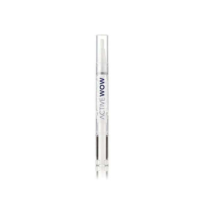 Active Wow 24K Whitening Pen for Teeth - Teeth Whitening Pen, Stain Remover, Gel Pen, Fluoride Free, No Sensitivity, Easy to Use - Mint