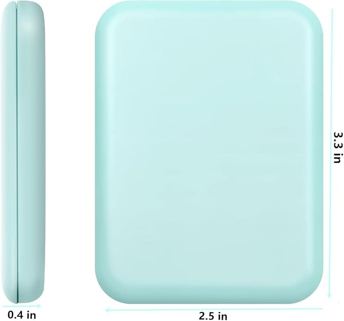 Flymiro Compact Mirror, 1x/3x Magnification Mini Mirror for Purse, Pocket, Handheld, Stocking Stuffers, Travel Makeup, 2-Sided Foldable, Small Mirror with Led Lights