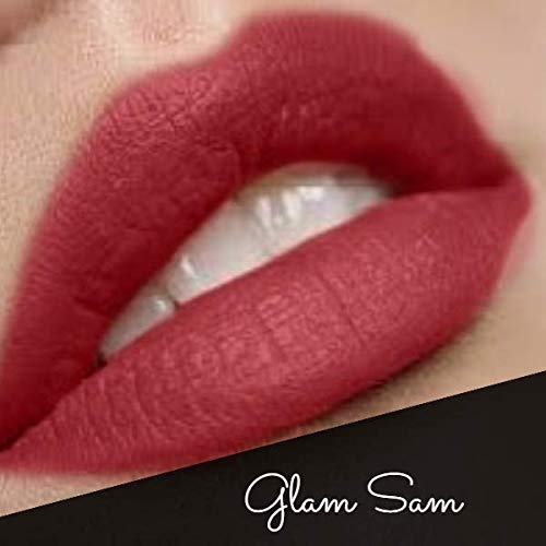 Premium Long Lasting Matte Lip Liner Pencil | Glamorous Magenta Pink | Glam Sam