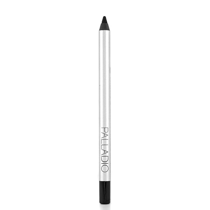 Palladio Precision Eyeliner, Silicone Based, Rich Pigment, Gentle Application, Dramatic Smoky Effect To Soft Everyday Wear, Sensitive Eyelids, Sets Itself, Can Be Sharpened, Black Onyx