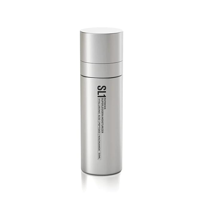 PATRICKS | SL1 Face Moisturizer for Men | Anti-Aging Facial Cream for Oily Skin | Moisturizing Skin Care w/Hyaluronic Acid, Vitamins | 50ml