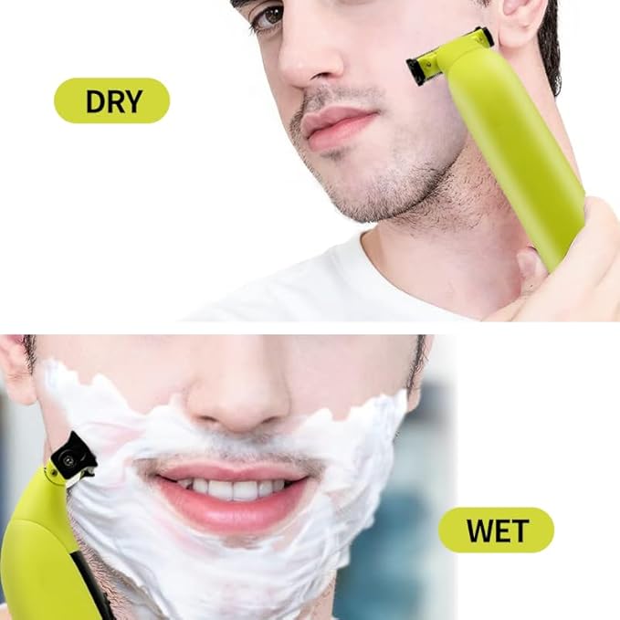 2025Beard & Body Hair Trimmer for Men [All-in-One] USB-C Fast Charging, Adjustable Comb,Groin & Ball Hair Painless Electric Shaver, Travel Razors, Dry Cordless Foil Shavers Low Noise