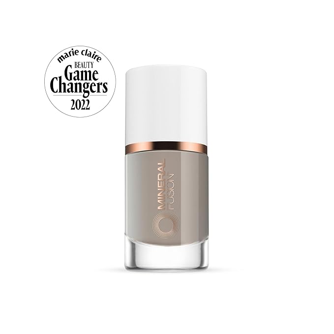 Mineral Fusion Nail Polish, Gray Pearl Grey 0.33 Fl Oz (Pack of 1)