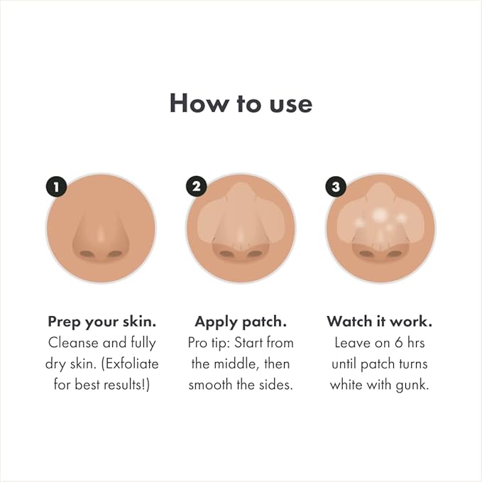 Mighty Patch Nose Pimple Patches from Hero Cosmetics, Large Hydrocolloid Pore Strips, Dermatologist Approved, Overnight, Pimple Stickers to Absorb Acne Nose Gunk, 10 Count (Pack of 2)