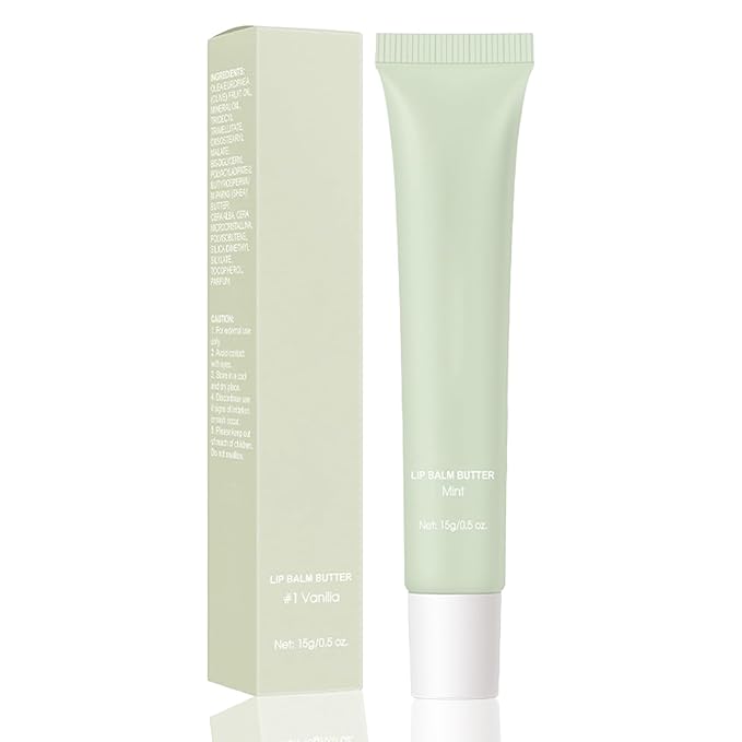 Summer Lip Butter Balm - Natural Hydrating Lip Moisturizer with Shea Butter, Soothes And Softens Dry Lips, Rich in Nutrients for Soft Smooth Lips 2 Mint
