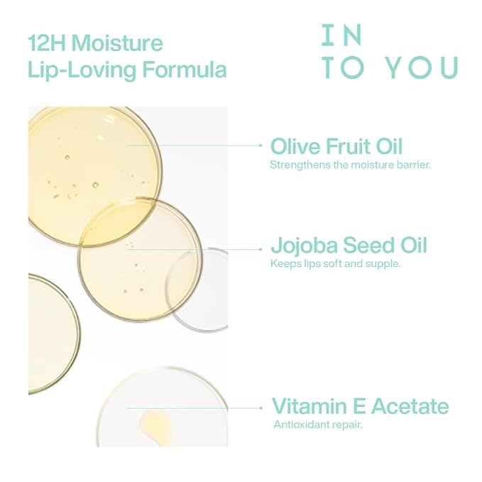 INTO YOU Frozen Glow Lip Balm, Hydrating Lip Gloss, Shine Finish, Nourishing Sheer Tint Pudding Pot with Vitamin E and Seed Oil, Plumping, Moisturizing Lip Makeup, 0.18oz, FB01 Pink Peach