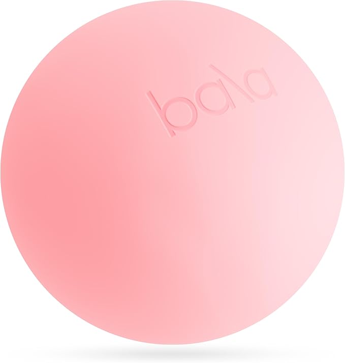 Bala Non-Weighted Exercise Ball - 8" Yoga Ball for Barre, Stretching, Strength & Core Training - Small Pilates Ball Workout Accessory with Mini Pump for Home Gym & Fitness Routines - 100% PVC