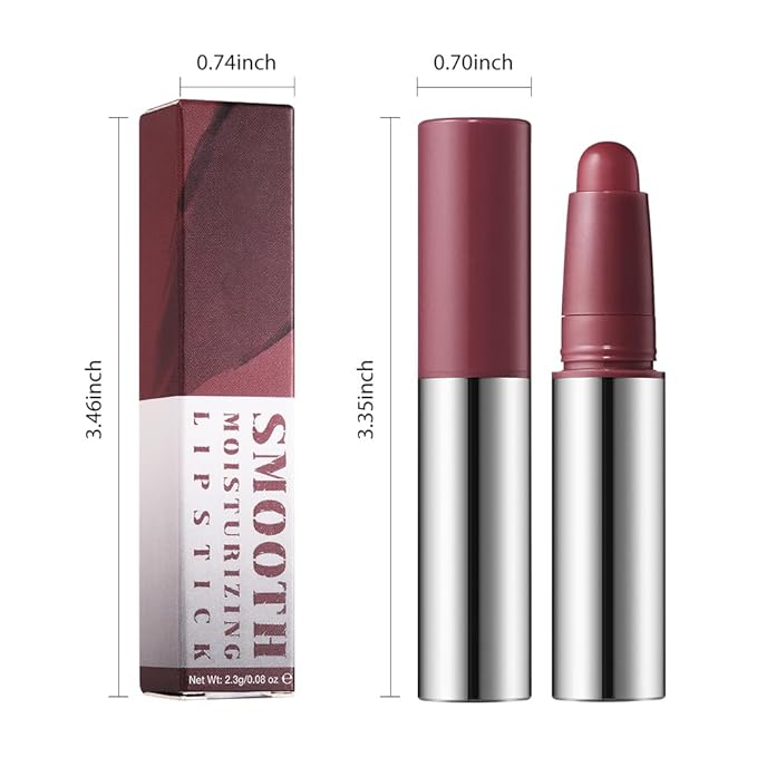 JUAAZIN Cardinal Red Matte Lipstick Crayon - High Pigment Creamy Formula, Waterproof Long Lasting, Smooth Glide Application, Non-Sticklipstick,Ultra Thin Lightweight,Velvet Matte Lip Feel for Women 04