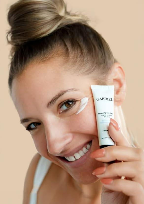 Gabriel Renewing Eye Cream | Natural, Paraben Free, Vegan, Cruelty-free, Non GMO| .5 oz.
