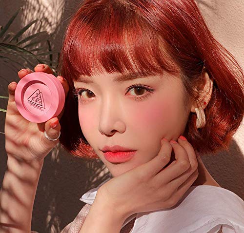 3CE Style Nanda Face Blush, Matte, Pink, Palette, 5g, 0.17oz (DELECTABLE)