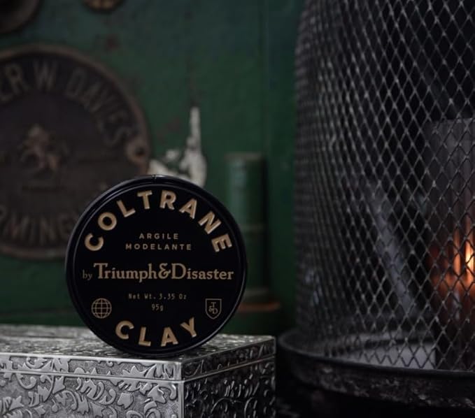 TRIUMPH & DISASTER Coltrane Hair Clay Pomade – Medium Hold, Matte Finish Styling Paste for Men and Women with Smoky Earth Scent, 65g
