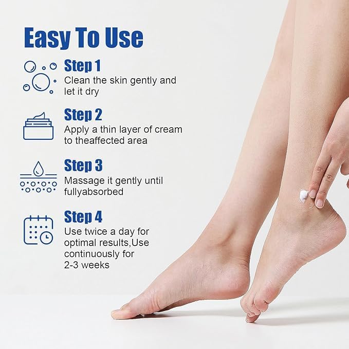 60% Urea Cream for Feet, Urea Foot Hand Cream Knees Heel for Dry Cracked with 2% Salicylic Acid Hydrates & Nourish Foot Care for Softening and Moisturizing Smoothing Skin Women Men Lotion 5.3oz