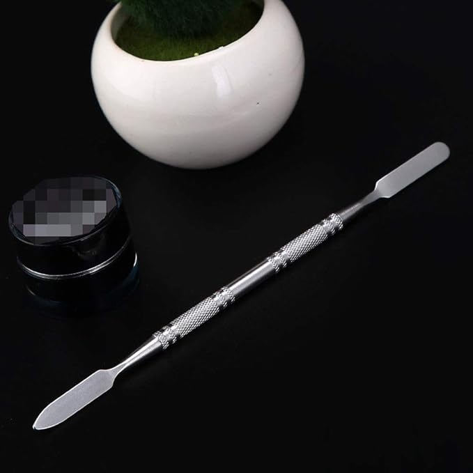 4 Pieces Makeup Spatula Cosmetics Mixing Spatula Stainless