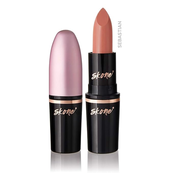 Skone Cosmestics | Charm Collection | Luxe hydrating Lip Stick | Vegan Formula | Infused with Vitamin E | Long Lasting Lightweight Lip Balm | Sebastian