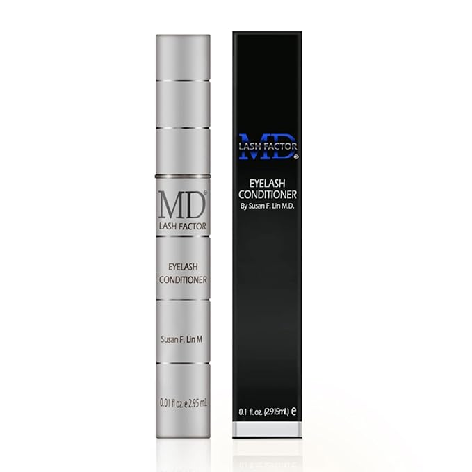MD Lash Factor Eyelash Growth Serum| Enhances Your Natural Lashes For A Fuller, Longer & Denser Look | Eyelashs Enhancer for Women | 0.1 Fl Oz - 3 Month Supply