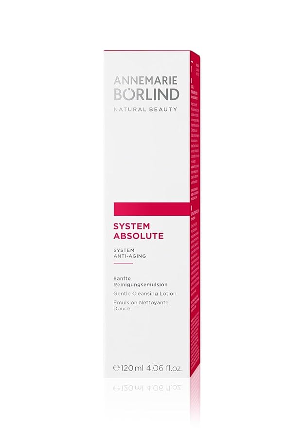 ANNEMARIE BÖRLIND - SYSTEM ABSOLUTE Gentle Cleansing Lotion - Vitamin A + C + E Natural Vegan Face Cleanser - Removes Impurities and Makeup with Mild Tensides - 4.06 Fl. Oz.