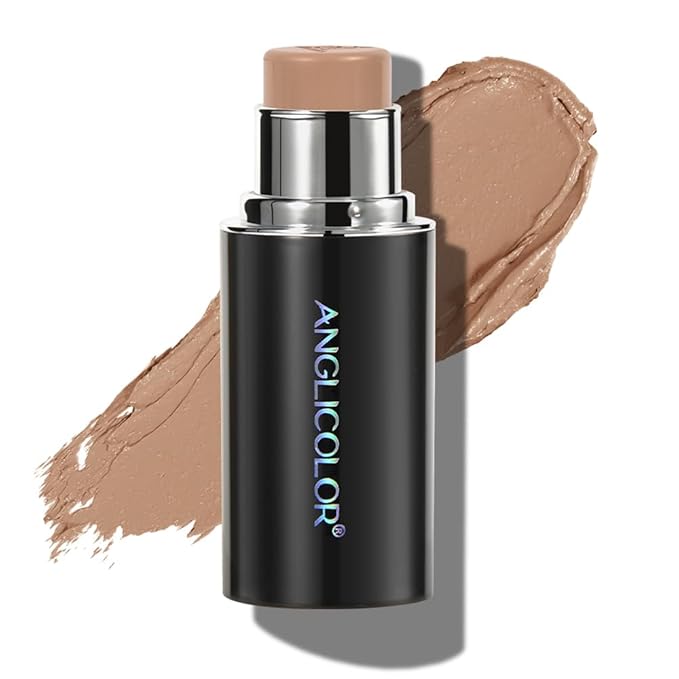 Cream Bronzer Stick, Multi-use Matte Finish Long Lasting Waterproof Contour Stick Face Shaping for Older Women, #2 Neutral Bronzer