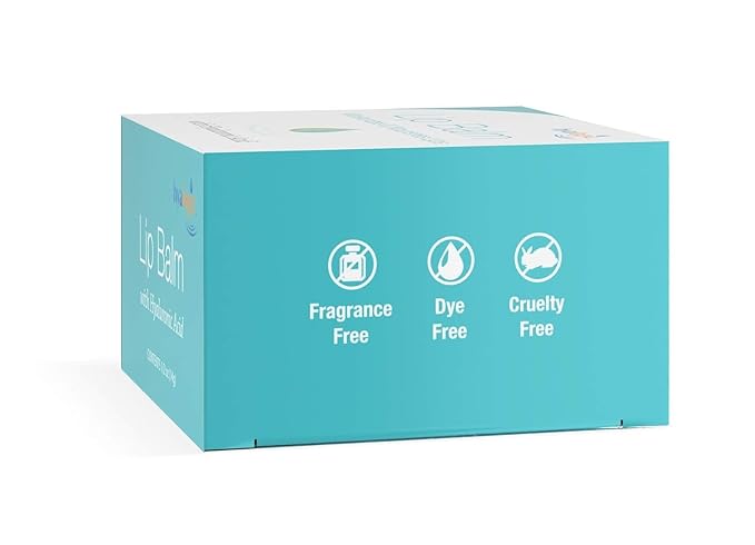 Hyalogic HA Lip Balm – Moisturizing Lip Balm with Hyaluronic Acid & Coconut Oil – Hydrating Lip Care for Dry, Chapped Lips – Natural, Unflavored, Vegan – 3 Sticks