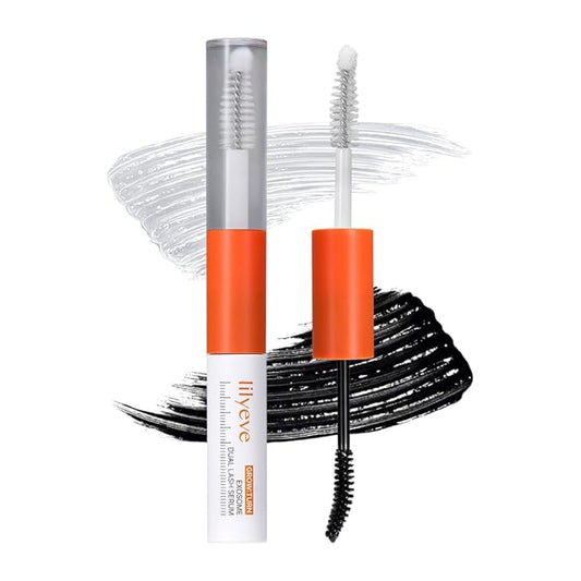 lilyeve GROWTURN Dual Lash Serum – Fuller & Longer-Looking Natural Eyelashes, Powered by Healthleaf Derived Exosome, 2-in-1 Mascara Serum for Day & Night Care, K-beauty, Korean Makeup, 0.27 fl. oz.