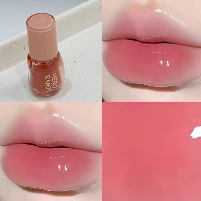 Petansy 3D Voluming Gloss 6 Colors Glasting Color Gloss Plumping, Glossy, Moisturizng, Natural Color, Long-lasting Liquid Lipstick