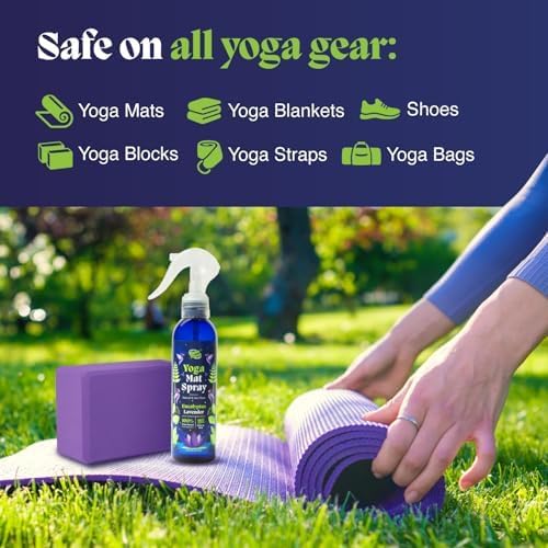 Vapor Fresh Yoga Mat Cleaner Spray, 6oz (Eucalyptus Lavender) - For Yoga Blocks, Mats, Straps and More - Powered By Essential Oils (3-Pack)