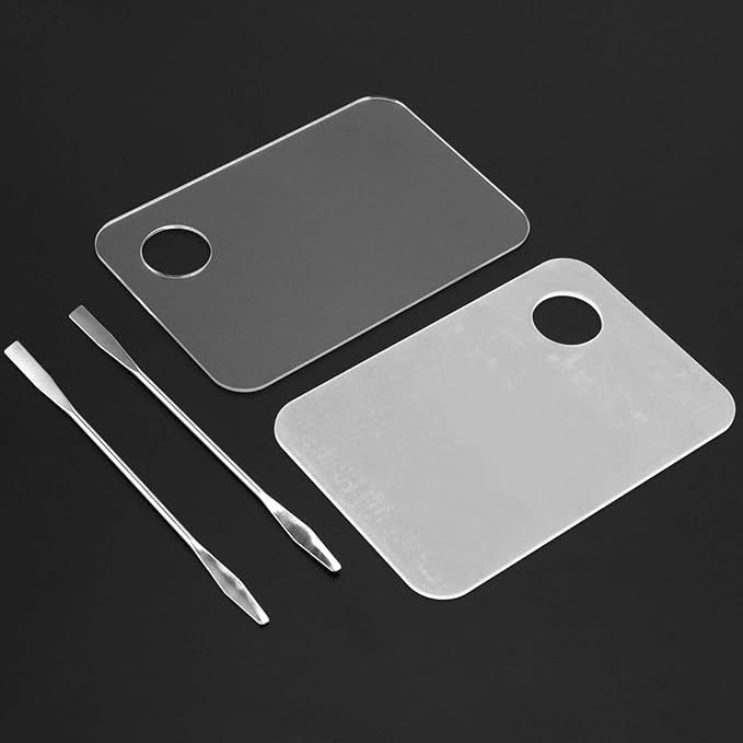 6 PCS Acrylic Makeup Palette, Clear Makeup Palette