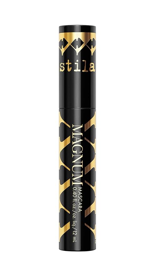 stila Magnum XXX Lash Mascara, Black Voluminous Sky-High Volume, Curl, Lift, Full Length Lightweight, Long-Lasting Eye Makeup Formula 0.40 Fl. Oz.