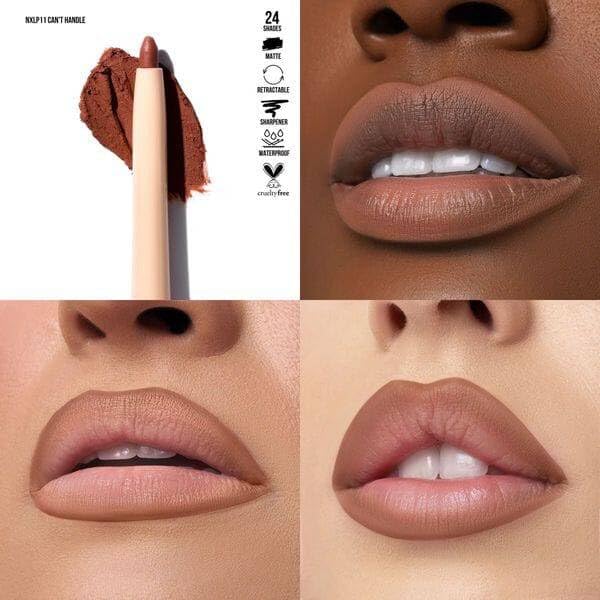 Retractable Waterproof Lip Liner with Built-in Sharpener by Beauty Creations NUDEX Collection (Can't Handle 11)