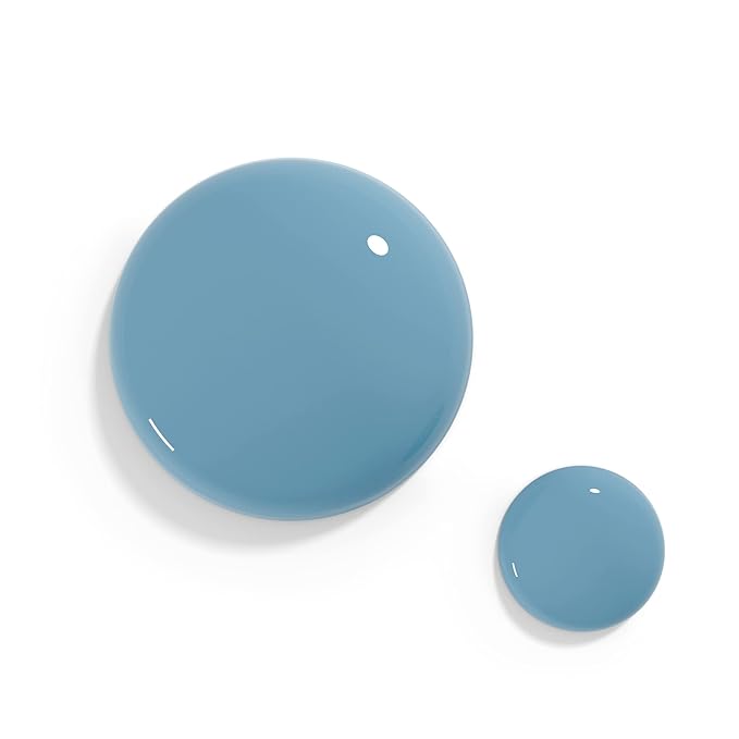 duri Nail Polis, 670 Azure Isle, Pastel Dusty Blue, Full Coverage, Glossy, 0.45 Fl Oz