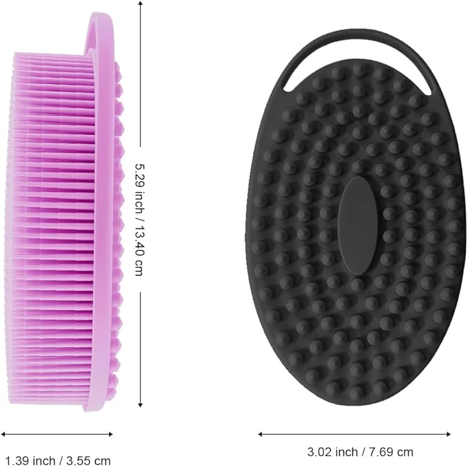 Soft silicone body shower??exfoliating silicone