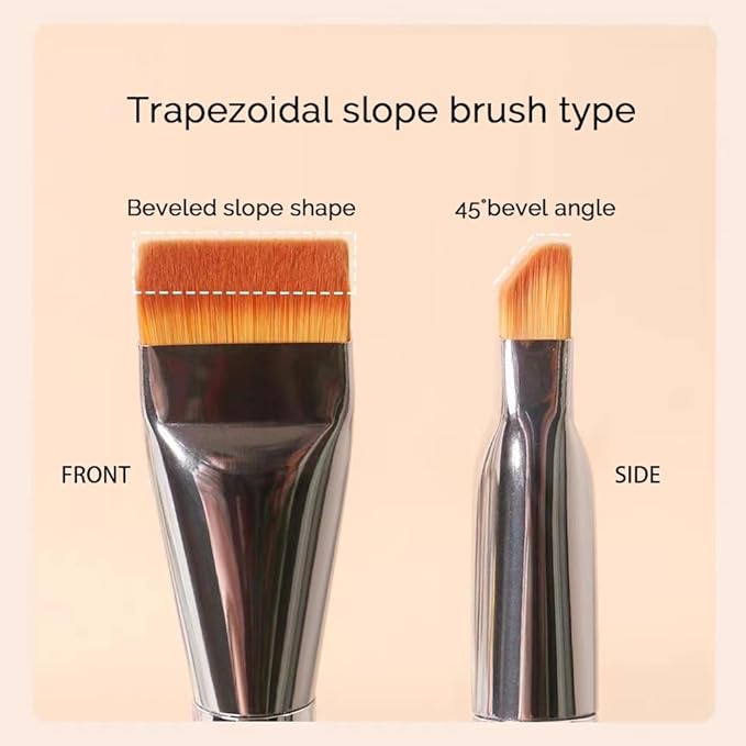 ENCHANTLIVING Foundation Brush for Liquid Makeup,Concealer Brush,Cosmetic Brush,Kabuki Brush, Premium Soft Bristles,Doesn't Soak Up Powder For Creams,Facial Mask,Liquids,Mask Cosmetic Makeup Tool