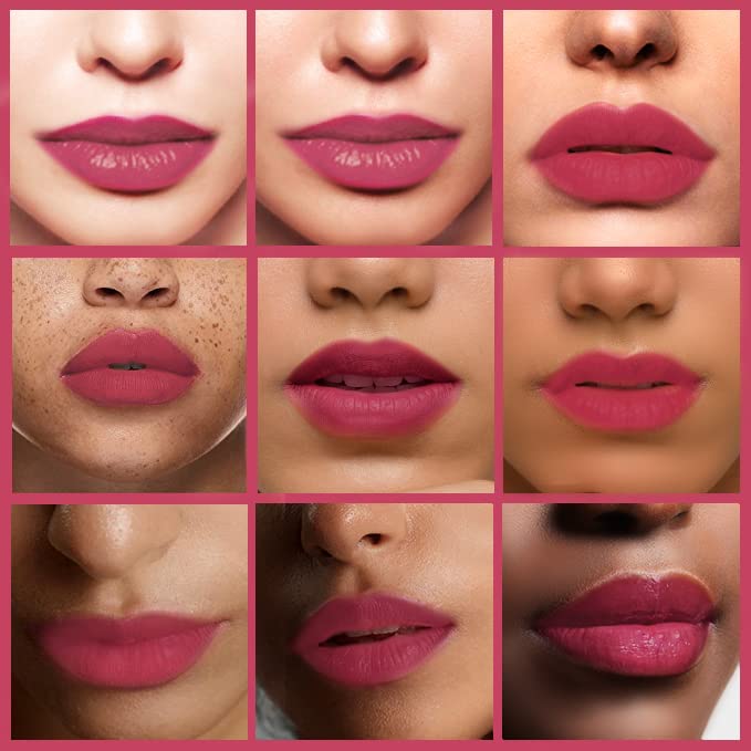 Long Lasting Lip Stain for Lips and Cheek Tint | High Pigment Color | lightweight Matte Finish | Weightless | Full Coverage | Twist Velvet Tint #3 (No.3)