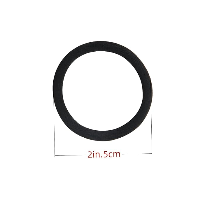 100 Pcs Hair Ties No Damage Elastic Hair Bands for Women Girls, Soft Ponytail Holders for Thick and Thin Hair, Bulk Pack Seamless Hair Accessories