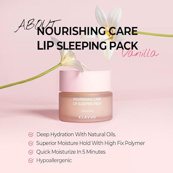Klavuu Nourishing Care Lip Sleeping Pack(Vanila Balm