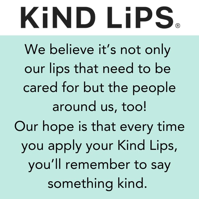 Kind Lips Organic Holiday Variety Lip Balm 4-Pack Natural Moisturizing Lip Care Holiday Gift Set