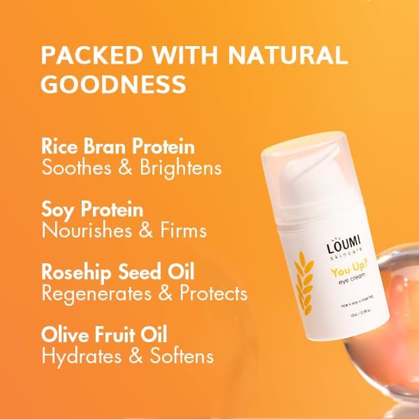 LOUMI Skincare The Glow Pack - Say Aloe! All Day Cream, You Up? Eye Cream, Rose Glow Illuminating Oil, & Revive Retinol Drops - Hydrating, Brightening, Moisturizing Daily Skincare Set for Radiant Skin