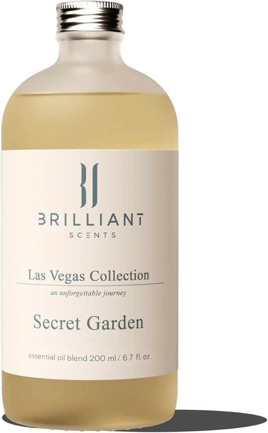Brilliant Scents Secret Garden Scents | Green Melon, Lemon | Luxury Home & Business Scent | Fragrance Oil | 200ML