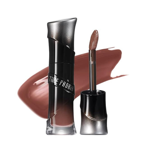 Lunara Frost 3D Lip Gloss, 012 Dunara - Deep Brown, High-Shine Glossy Finish, Juicy Pigment Lip Gloss with 3D Plumping Effect, 24H Hydration with Hyaluronic Acid, Non-Sticky Cushiony Gel