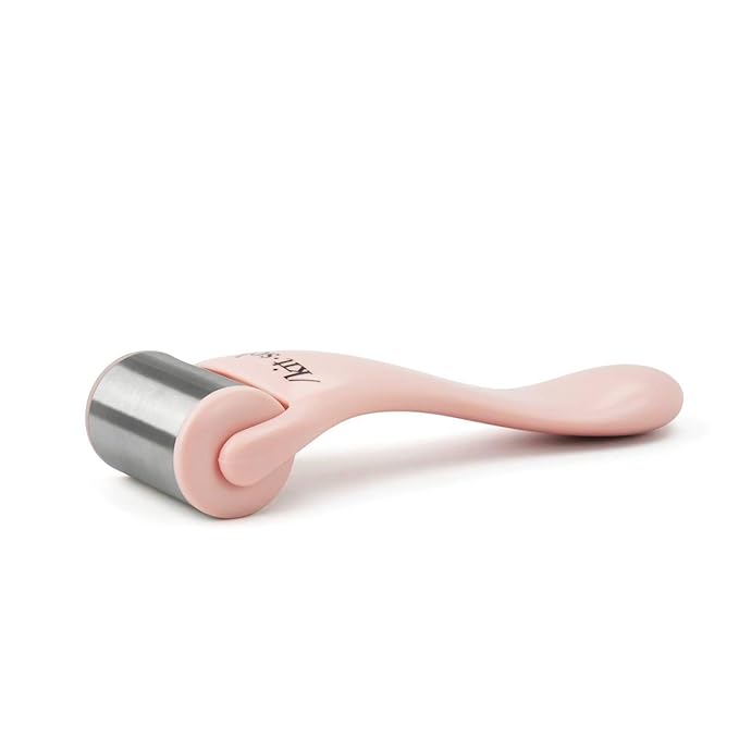 Kitsch Ice Roller for Face – Stainless Steel Ice Face Roller to Reduce Puffiness, Redness & Headaches – Cooling Facial Roller for Skin Care, Irritation Relief & Spa-Like Experience at Home - Pink
