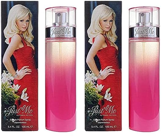 Paris Hilton Just Me For Women. Eau De Parfum Spray 3.4 Ounces (Pack of 2)