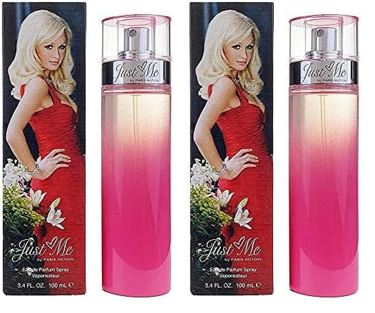 Paris Hilton Just Me For Women. Eau De Parfum Spray 3.4 Ounces (Pack of 2)