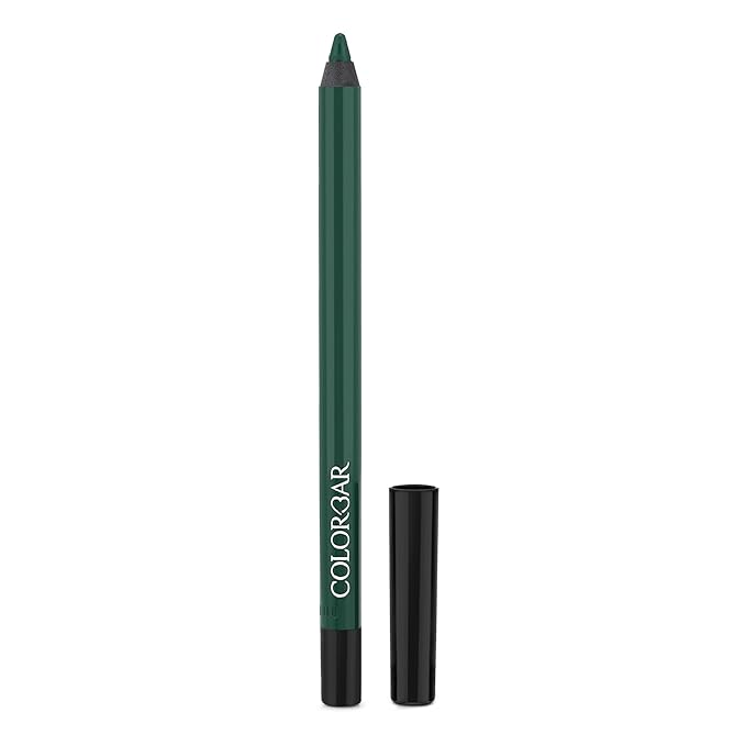Colorbar I-Glide Eye Pencil - Long Lasting Eyeliner Pencil - Waterproof and Smudge-Proof - Green - 003 Jaded - 0.03 oz