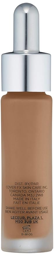 COVER FX Custom Cover Drops, Multi-Use Shade-Adjusting Liquid Deep 2