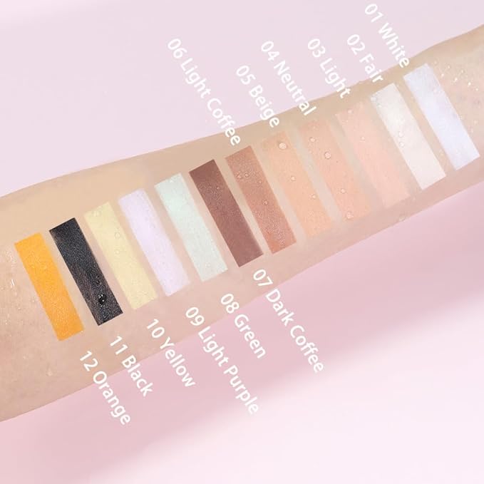 Kaely Pot Concealer Full Coverage, Under Eye Brightener Color Correcting Concealer for Dark Circles, Waterproof Foundation Face Makeup, Eye Ring Corrector de ojeras, 05 Beige