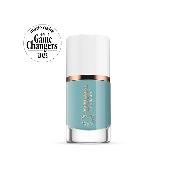 Mineral Fusion Nail Polish, Aqua Blue, Cloud 9 Cloud 9 0.33 Fl Oz (Pack of 1)