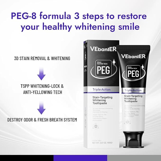 Natural Teeth Whitening Toothpaste with Activated Charcoal, Fluoride Free Deep Stain Remover for Coffee & Smoking, Fights Plaque & Bad Breath, Enamel Safe for Sensitive Teeth, Mint Flavor, 7.14 oz