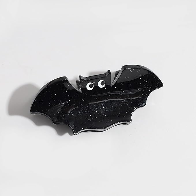10Pcs Cute Halloween Hair Claw Clips for Girls, Mini Cat Bat Pumpkin Ghost Spider Hair Clips Halloween Headwear Hair Accessories (A Style)